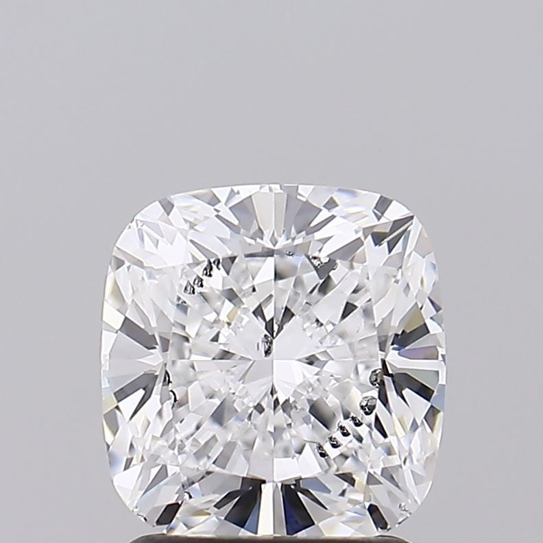 Loose Diamond - CUSHION BRILLIANT 2.15ct D SI2: Loose Diamond - CUSHION BRILLIANT 2.15ct D SI2 Source: This is a real non-mined Diamond that has been grown in a lab Shape: CUSHION BRILLIANT Carats: 2.15 Color: D Clarity: SI2 Certification: IGI Vide