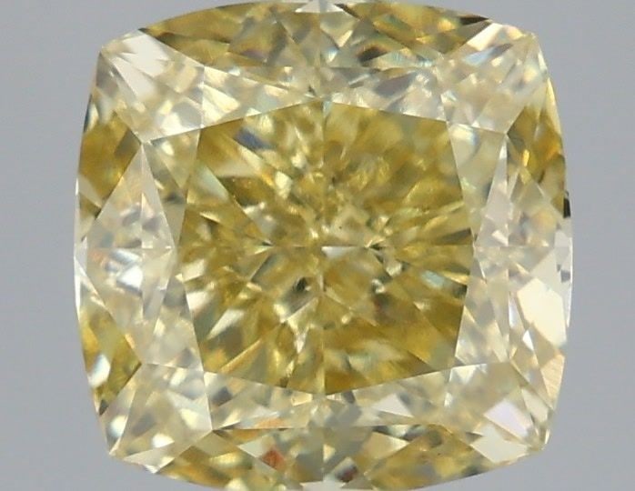 Loose Diamond - CUSHION BRILLIANT 3.59ct Fancy Intense Yellow VS1: Loose Diamond - CUSHION BRILLIANT 3.59ct Fancy Intense Yellow VS1 Source: This is a real non-mined Diamond that has been grown in a lab Shape: CUSHION BRILLIANT Carats: 3.59 Color: Fancy Intense Yello