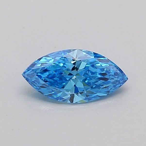 Loose Diamond - MARQUISE 0.31ct Fancy Vivid Blue VVS2: Loose Diamond - MARQUISE 0.31ct Fancy Vivid Blue VVS2 Source: This is a real non-mined Diamond that has been grown in a lab Shape: MARQUISE Carats: 0.31 Color: Fancy Vivid Blue Certification: IGI Vide