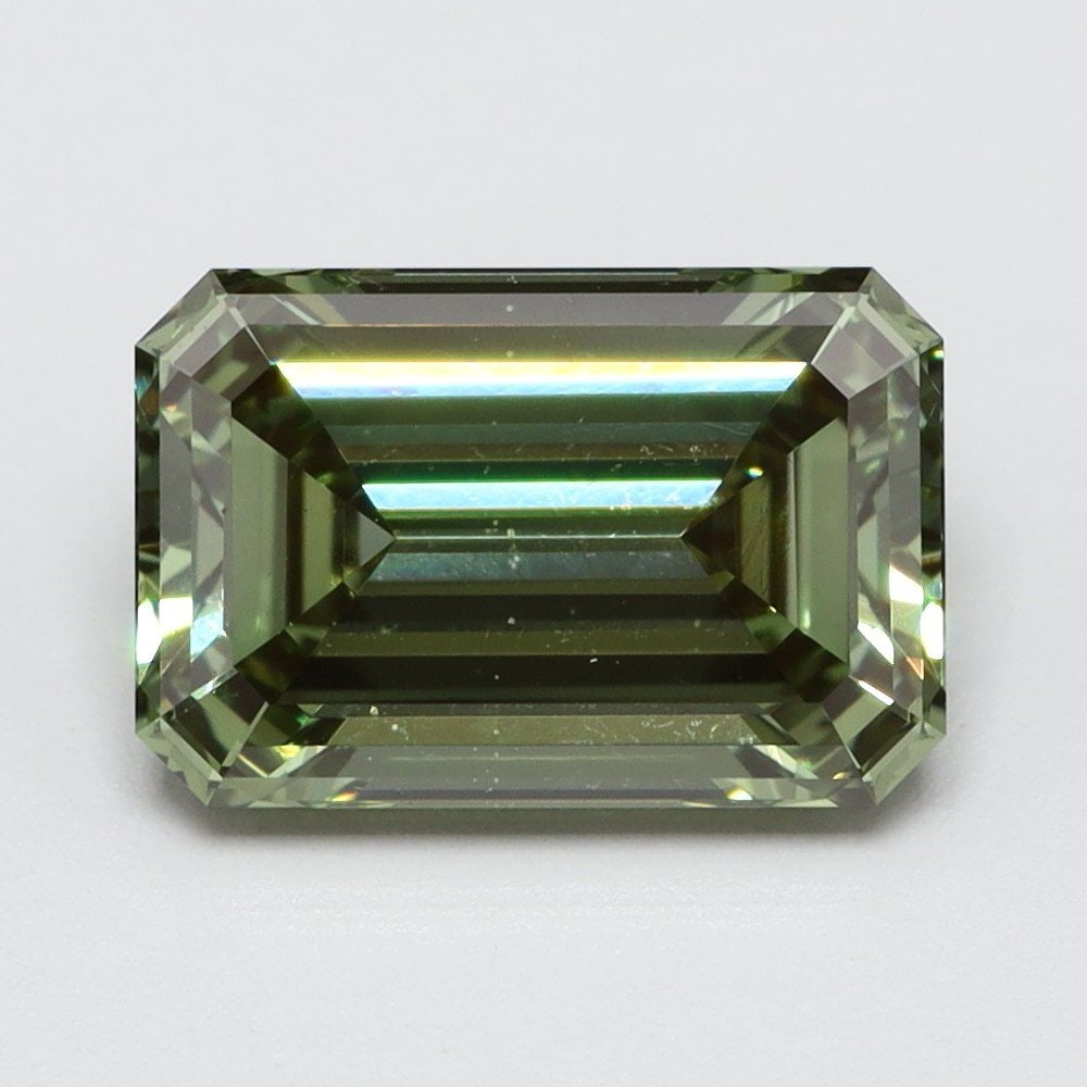 Loose Diamond - EMERALD 1.19ct Fancy Vivid Green VS2 (1 of 1)