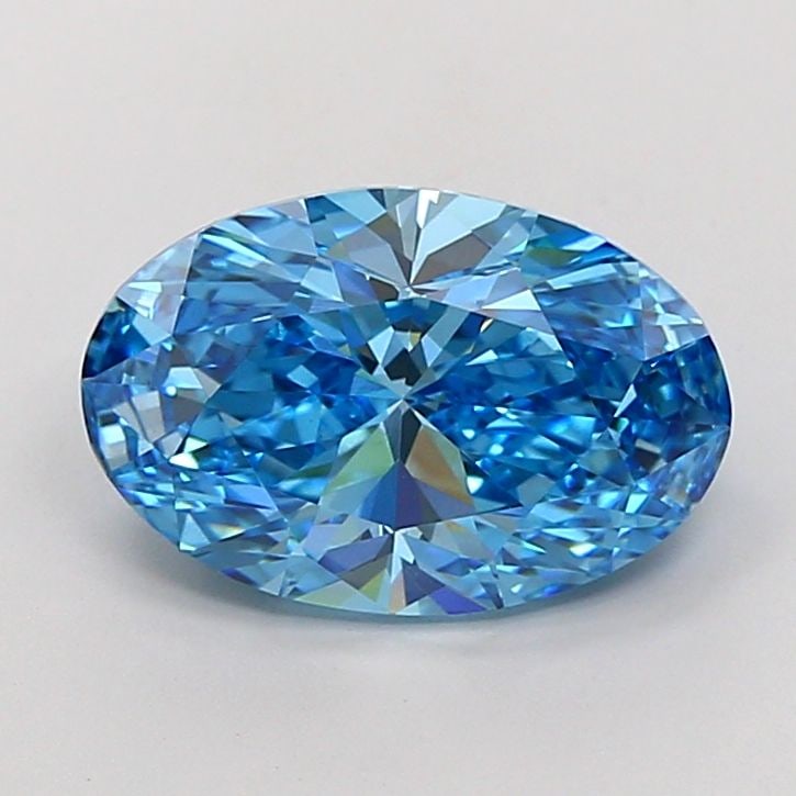 Loose Diamond - OVAL 4.03ct Fancy Vivid Blue VVS2: Loose Diamond - OVAL 4.03ct Fancy Vivid Blue VVS2 Source: This is a real non-mined Diamond that has been grown in a lab Shape: OVAL Carats: 4.03 Color: Fancy Vivid Blue Certification: IGI Video: