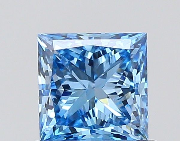Loose Diamond - PRINCESS 0.71ct Fancy Vivid Blue VVS2 (1 of 1)