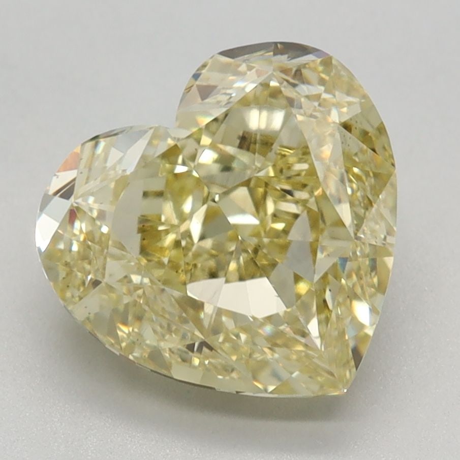 Loose Diamond - HEART 3.02ct Fancy Intense Yellow VS2: Loose Diamond - HEART 3.02ct Fancy Intense Yellow VS2 Source: This is a real non-mined Diamond that has been grown in a lab Shape: HEART Carats: 3.02 Color: Fancy Intense Yellow Certification: IGI Vid