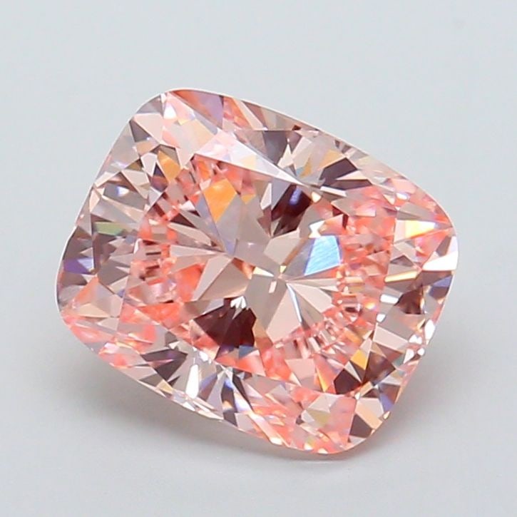 Loose Diamond - CUSHION MODIFIED 3.01ct Fancy Intense Pink VS1: Loose Diamond - CUSHION MODIFIED 3.01ct Fancy Intense Pink VS1 Source: This is a real non-mined Diamond that has been grown in a lab Shape: CUSHION MODIFIED Carats: 3.01 Color: Fancy Intense Pink Cert