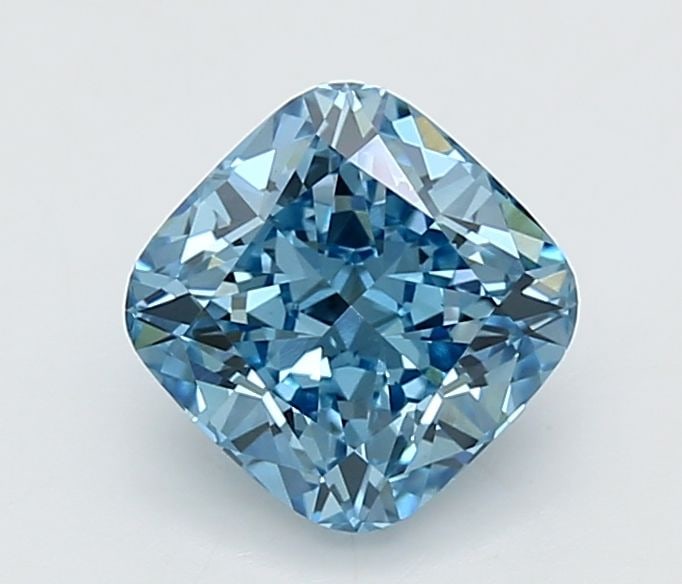 Loose Diamond - CUSHION MODIFIED 2.02ct Fancy Vivid Blue VVS2: Loose Diamond - CUSHION MODIFIED 2.02ct Fancy Vivid Blue VVS2 Source: This is a real non-mined Diamond that has been grown in a lab Shape: CUSHION MODIFIED Carats: 2.02 Color: Fancy Vivid Blue Certifi
