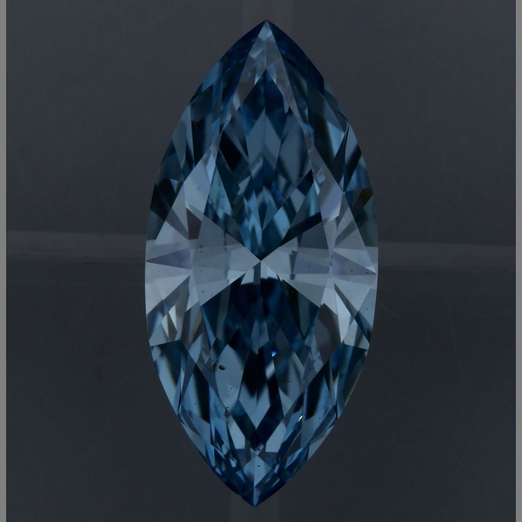 Loose Diamond - MARQUISE 1.08ct Fancy Vivid Blue VVS2 (1 of 1)