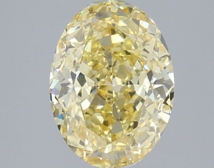 Loose Diamond - OVAL 3.01ct Fancy Intense Yellow VS1: Loose Diamond - OVAL 3.01ct Fancy Intense Yellow VS1 Source: This is a real non-mined Diamond that has been grown in a lab Shape: OVAL Carats: 3.01 Color: Fancy Intense Yellow Certification: IGI Video