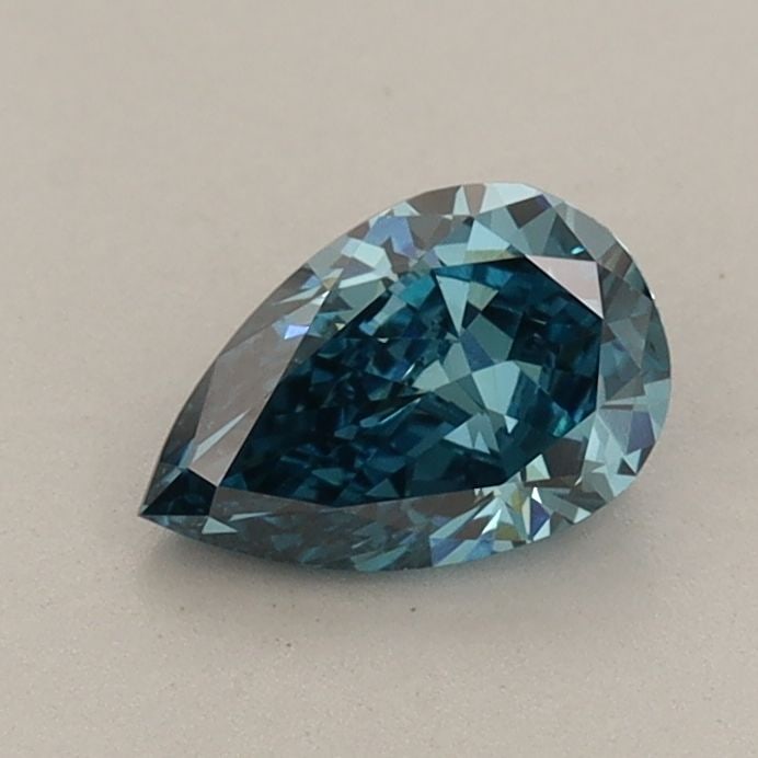 Loose Diamond - PEAR 0.7ct Fancy Vivid Blue VS2: Loose Diamond - PEAR 0.7ct Fancy Vivid Blue VS2 Source: This is a real non-mined Diamond that has been grown in a lab Shape: PEAR Carats: 0.7 Color: Fancy Vivid Blue Certification: IGI Video: