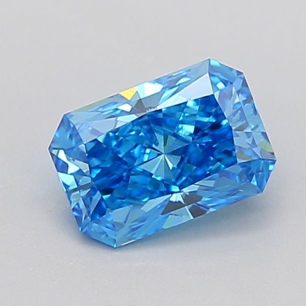 Loose Diamond - RADIANT 0.92ct Fancy Vivid Blue VS1: Loose Diamond - RADIANT 0.92ct Fancy Vivid Blue VS1 Source: This is a real non-mined Diamond that has been grown in a lab Shape: RADIANT Carats: 0.92 Color: Fancy Vivid Blue Certification: IGI Video: