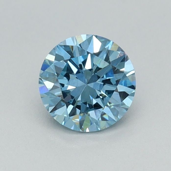 Loose Diamond - ROUND 0.41ct Fancy Vivid Blue VS1: Loose Diamond - ROUND 0.41ct Fancy Vivid Blue VS1 Source: This is a real non-mined Diamond that has been grown in a lab Shape: ROUND Carats: 0.41 Color: Fancy Vivid Blue Certification: IGI Video: