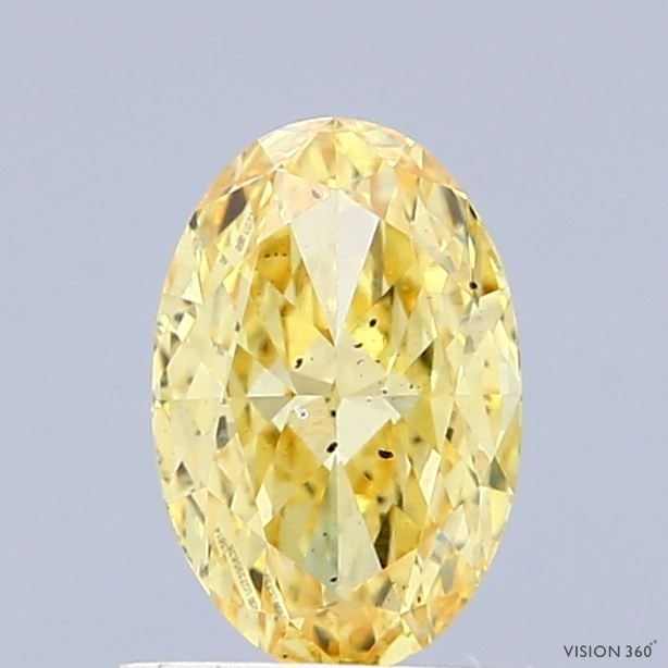 Loose Diamond - OVAL 1.01ct Fancy Intense Yellow SI1: Loose Diamond - OVAL 1.01ct Fancy Intense Yellow SI1 Source: This is a real non-mined Diamond that has been grown in a lab Shape: OVAL Carats: 1.01 Color: Fancy Intense Yellow Certification: IGI Video