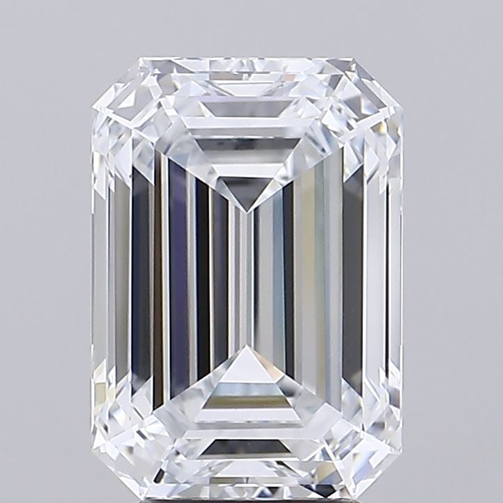 Loose Diamond - EMERALD 5.06ct F IF: Loose Diamond - EMERALD 5.06ct F IF Source: This is a real non-mined Diamond that has been grown in a lab Shape: EMERALD Carats: 5.06 Color: F Clarity: IF Certification: IGI Video: