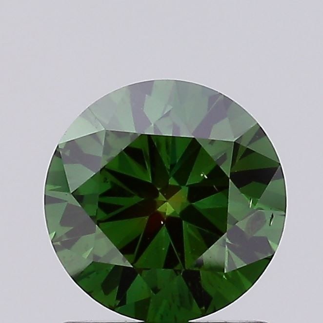Loose Diamond - ROUND 1.0ct Fancy Deep Green I1 (1 of 1)