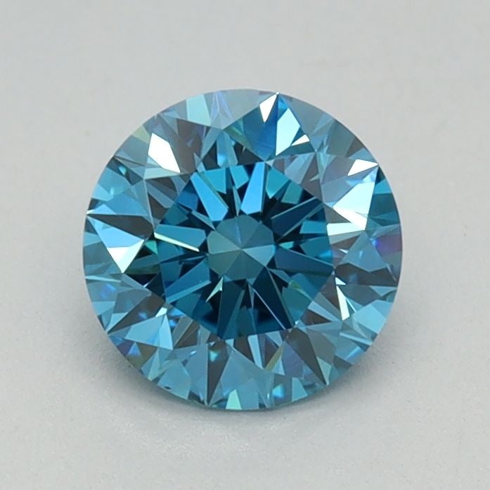 Loose Diamond - ROUND 0.63ct Fancy Vivid Blue VS1: Loose Diamond - ROUND 0.63ct Fancy Vivid Blue VS1 Source: This is a real non-mined Diamond that has been grown in a lab Shape: ROUND Carats: 0.63 Color: Fancy Vivid Blue Certification: IGI Video: