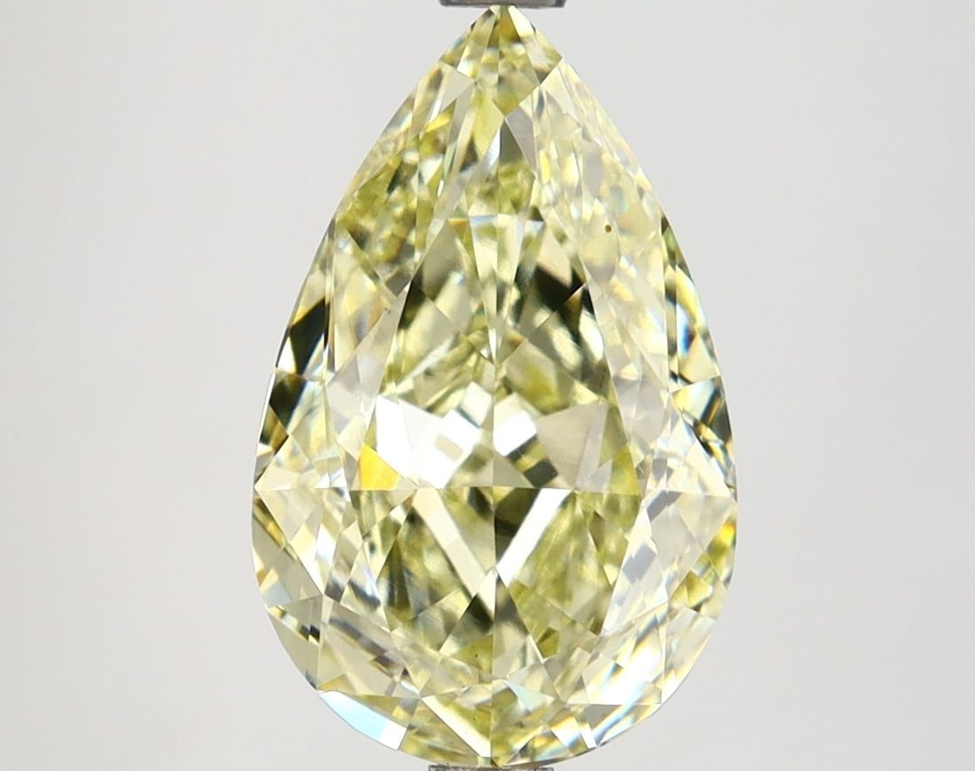 Loose Diamond - PEAR 3.54ct Fancy Yellow VS1: Loose Diamond - PEAR 3.54ct Fancy Yellow VS1 Source: This is a real non-mined Diamond that has been grown in a lab Shape: PEAR Carats: 3.54 Color: Fancy Yellow Certification: IGI Video:
