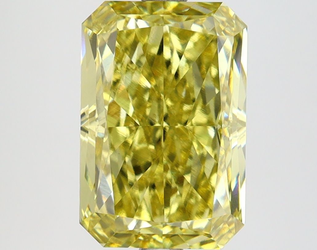 Loose Diamond - RADIANT 4.03ct Fancy Intense Yellow VS1: Loose Diamond - RADIANT 4.03ct Fancy Intense Yellow VS1 Source: This is a real non-mined Diamond that has been grown in a lab Shape: RADIANT Carats: 4.03 Color: Fancy Intense Yellow Certification: IGI