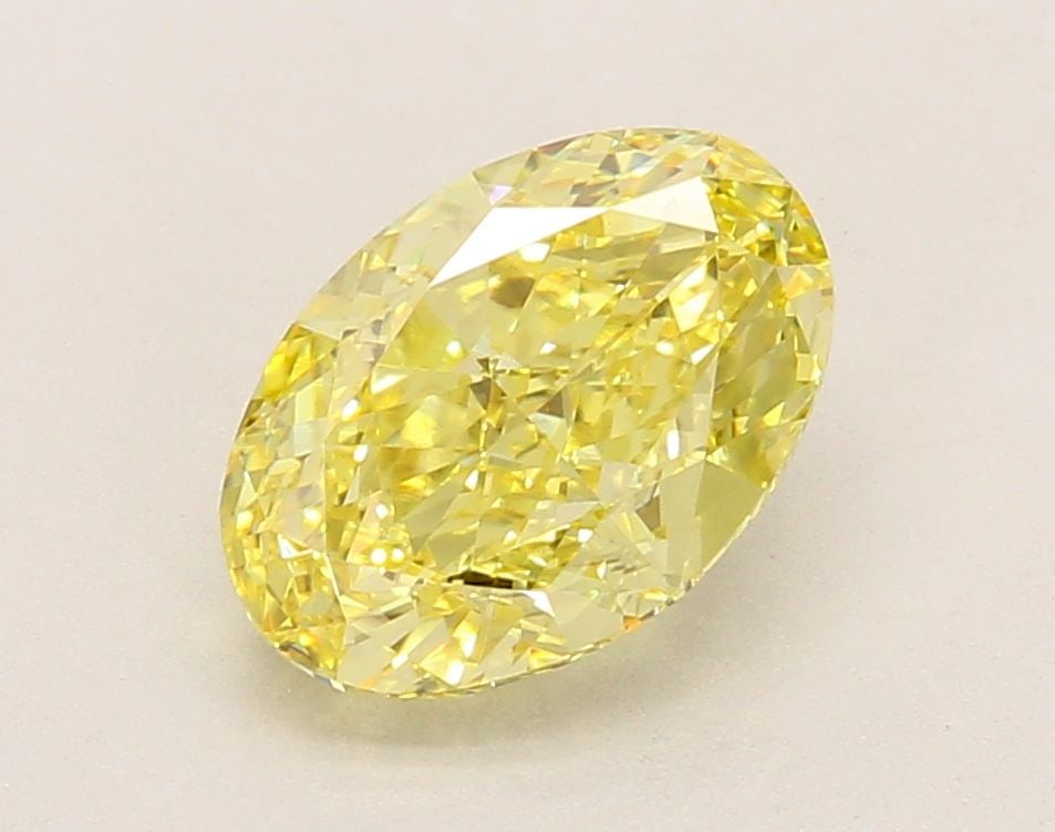 Loose Diamond - OVAL 2.56ct Fancy Intense Yellow VVS2: Loose Diamond - OVAL 2.56ct Fancy Intense Yellow VVS2 Source: This is a real non-mined Diamond that has been grown in a lab Shape: OVAL Carats: 2.56 Color: Fancy Intense Yellow Certification: IGI Vide