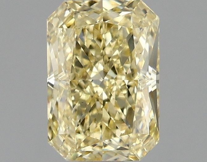 Loose Diamond - RADIANT 1.08ct Fancy Intense Yellow VS1: Loose Diamond - RADIANT 1.08ct Fancy Intense Yellow VS1 Source: This is a real non-mined Diamond that has been grown in a lab Shape: RADIANT Carats: 1.08 Color: Fancy Intense Yellow Certification: IGI