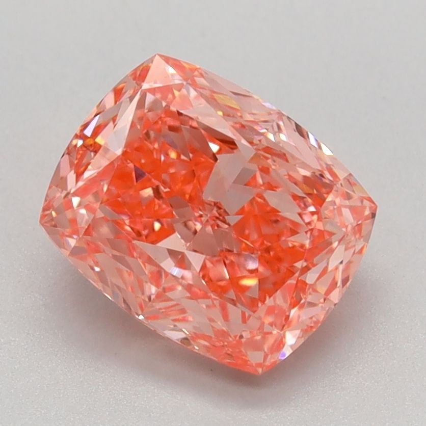 Loose Diamond - CUSHION MODIFIED 1.61ct Fancy Vivid Pink VS1: Loose Diamond - CUSHION MODIFIED 1.61ct Fancy Vivid Pink VS1 Source: This is a real non-mined Diamond that has been grown in a lab Shape: CUSHION MODIFIED Carats: 1.61 Color: Fancy Vivid Pink Certific