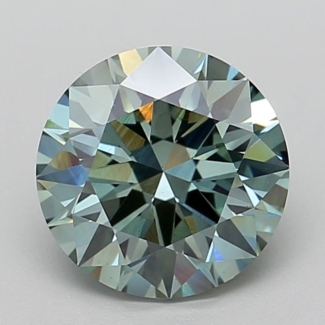 Ideal Loose Diamond - ROUND 3.17ct Fancy Vivid Green VS1: Ideal Loose Diamond - ROUND 3.17ct Fancy Vivid Green VS1 Source: This is a real non-mined Diamond that has been grown in a lab Shape: ROUND Carats: 3.17 Color: Fancy Vivid Green Certification: IGI Vid