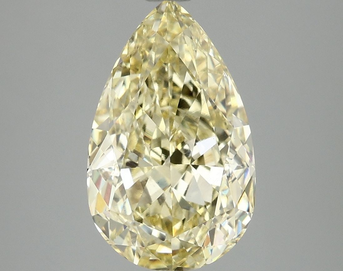 Loose Diamond - PEAR 4.03ct Fancy Intense Yellow VS1: Loose Diamond - PEAR 4.03ct Fancy Intense Yellow VS1 Source: This is a real non-mined Diamond that has been grown in a lab Shape: PEAR Carats: 4.03 Color: Fancy Intense Yellow Certification: IGI Video