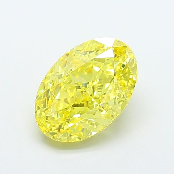 Loose Diamond - OVAL 5.02ct Fancy Vivid Yellow VS1: Loose Diamond - OVAL 5.02ct Fancy Vivid Yellow VS1 Source: This is a real non-mined Diamond that has been grown in a lab Shape: OVAL Carats: 5.02 Color: Fancy Vivid Yellow Certification: IGI Video: