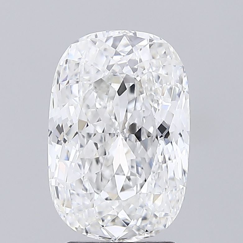 Loose Diamond - CUSHION MODIFIED 3.23ct F VVS2: Loose Diamond - CUSHION MODIFIED 3.23ct F VVS2 Source: This is a real non-mined Diamond that has been grown in a lab Shape: CUSHION MODIFIED Carats: 3.23 Color: F Clarity: VVS2 Certification: IGI Vide