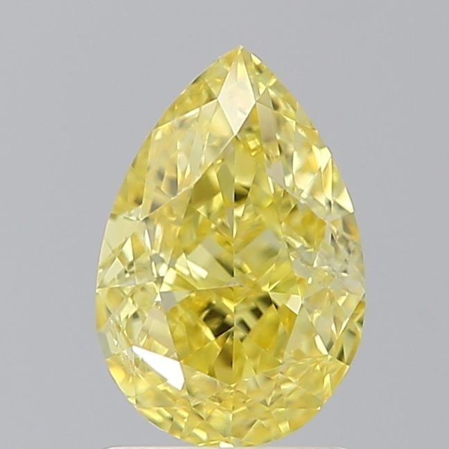 Loose Diamond - PEAR 1.5ct Fancy Vivid Yellow VS2: Loose Diamond - PEAR 1.5ct Fancy Vivid Yellow VS2 Source: This is a real non-mined Diamond that has been grown in a lab Shape: PEAR Carats: 1.5 Color: Fancy Vivid Yellow Certification: IGI Video:
