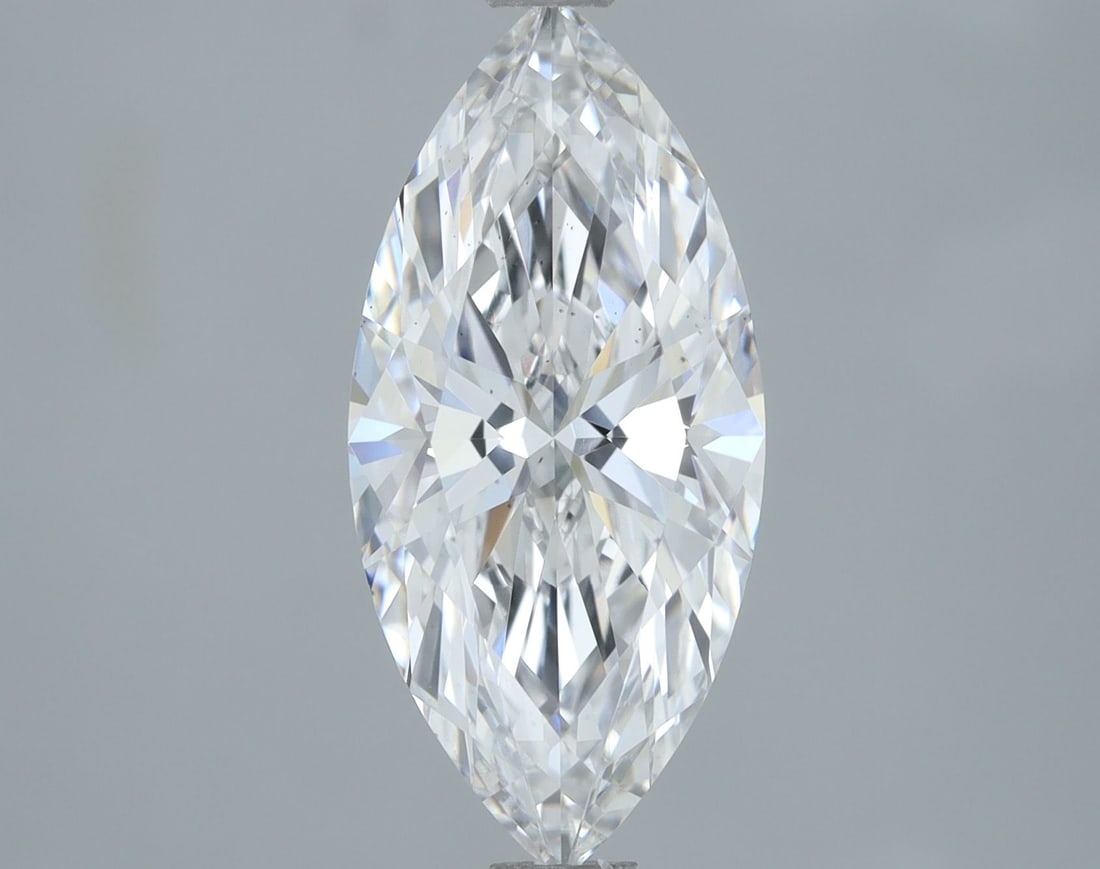 Loose Diamond - MARQUISE 2.01ct D VS2: Loose Diamond - MARQUISE 2.01ct D VS2 Source: This is a real non-mined Diamond that has been grown in a lab Shape: MARQUISE Carats: 2.01 Color: D Clarity: VS2 Certification: IGI Video: