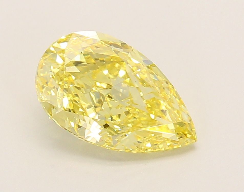 Loose Diamond - PEAR 2.23ct Fancy Intense Yellow VS1: Loose Diamond - PEAR 2.23ct Fancy Intense Yellow VS1 Source: This is a real non-mined Diamond that has been grown in a lab Shape: PEAR Carats: 2.23 Color: Fancy Intense Yellow Certification: IGI Video