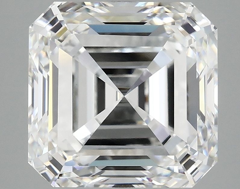 Loose Diamond - ASSCHER 4.96ct E VVS2: Loose Diamond - ASSCHER 4.96ct E VVS2 Source: This is a real non-mined Diamond that has been grown in a lab Shape: ASSCHER Carats: 4.96 Color: E Clarity: VVS2 Certification: NONE Video: