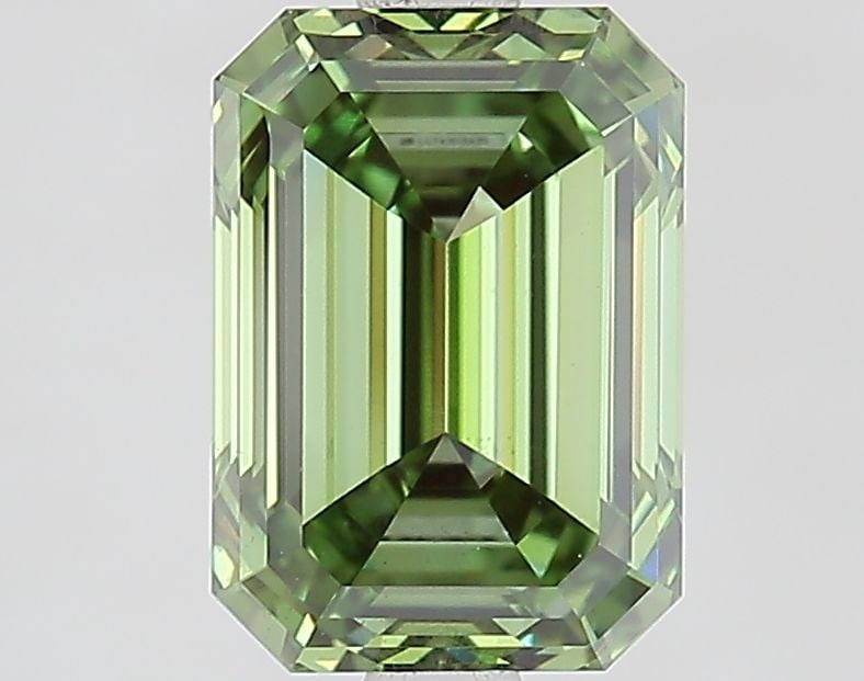 Loose Diamond - EMERALD 2.46ct Fancy Vivid Green VS2: Loose Diamond - EMERALD 2.46ct Fancy Vivid Green VS2 Source: This is a real non-mined Diamond that has been grown in a lab Shape: EMERALD Carats: 2.46 Color: Fancy Vivid Green Certification: IGI Video