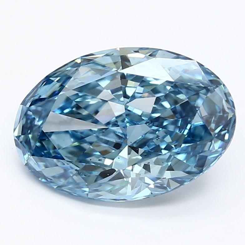 Loose Diamond - OVAL 2.83ct Fancy Vivid Blue VS1: Loose Diamond - OVAL 2.83ct Fancy Vivid Blue VS1 Source: This is a real non-mined Diamond that has been grown in a lab Shape: OVAL Carats: 2.83 Color: Fancy Vivid Blue Certification: IGI Video: