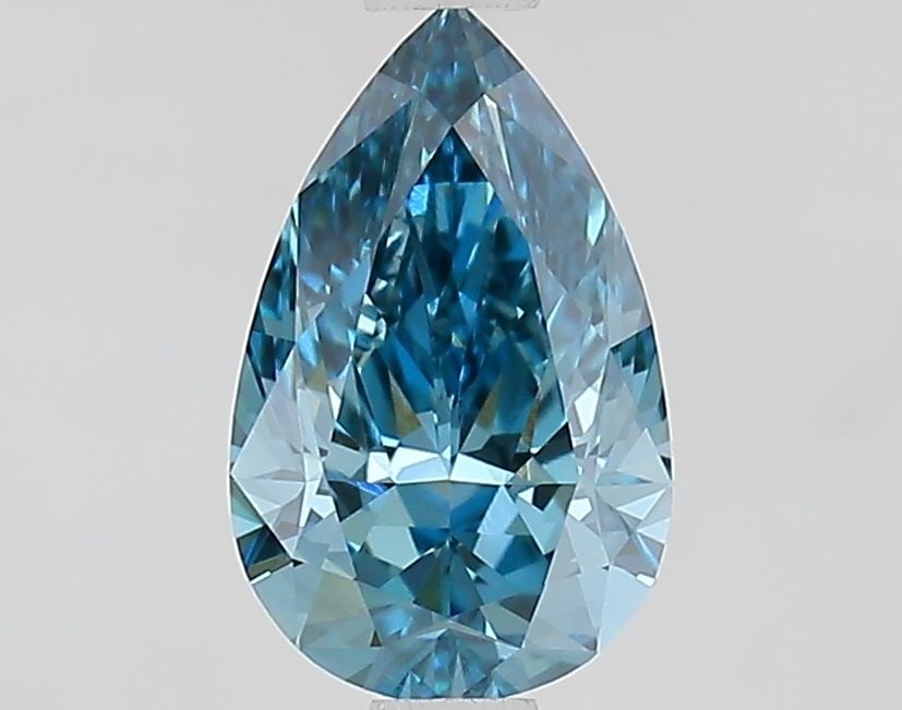 Loose Diamond - PEAR 1.02ct Fancy Vivid Blue VVS2: Loose Diamond - PEAR 1.02ct Fancy Vivid Blue VVS2 Source: This is a real non-mined Diamond that has been grown in a lab Shape: PEAR Carats: 1.02 Color: Fancy Vivid Blue Certification: IGI Video: