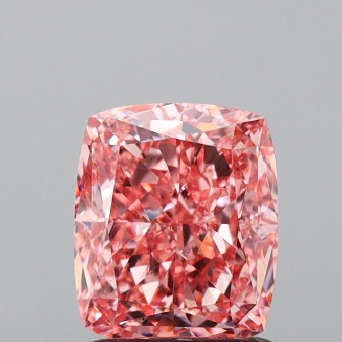 Loose Diamond - CUSHION MODIFIED 1.57ct Fancy Intense Pink VS2: Loose Diamond - CUSHION MODIFIED 1.57ct Fancy Intense Pink VS2 Source: This is a real non-mined Diamond that has been grown in a lab Shape: CUSHION MODIFIED Carats: 1.57 Color: Fancy Intense Pink Cert