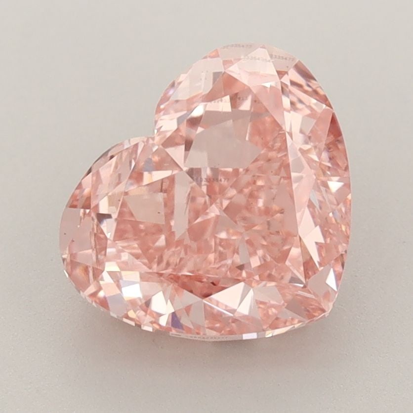 Loose Diamond - HEART 2.88ct Fancy Vivid Pink VS1: Loose Diamond - HEART 2.88ct Fancy Vivid Pink VS1 Source: This is a real non-mined Diamond that has been grown in a lab Shape: HEART Carats: 2.88 Color: Fancy Vivid Pink Certification: IGI Video: