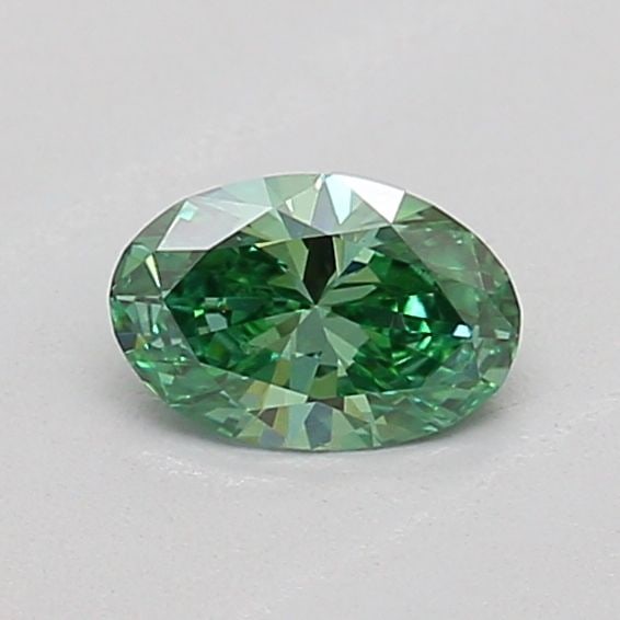 Loose Diamond - OVAL 0.24ct Fancy Vivid Green VS2 (1 of 1)