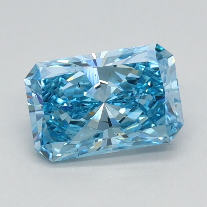 Loose Diamond - RADIANT 0.71ct Fancy Vivid Blue VS2: Loose Diamond - RADIANT 0.71ct Fancy Vivid Blue VS2 Source: This is a real non-mined Diamond that has been grown in a lab Shape: RADIANT Carats: 0.71 Color: Fancy Vivid Blue Certification: IGI Video: