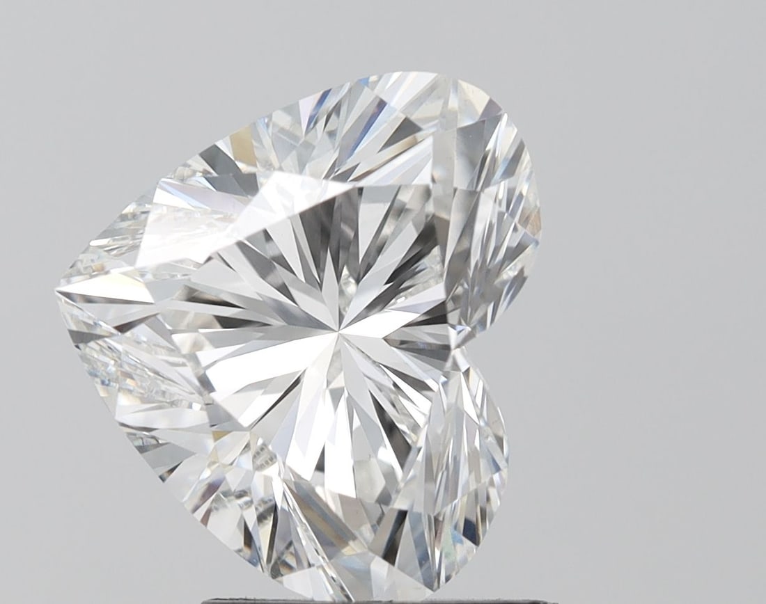 Loose Diamond - HEART 3.02ct F VS1: Loose Diamond - HEART 3.02ct F VS1 Source: This is a real non-mined Diamond that has been grown in a lab Shape: HEART Carats: 3.02 Color: F Clarity: VS1 Certification: IGI Video: