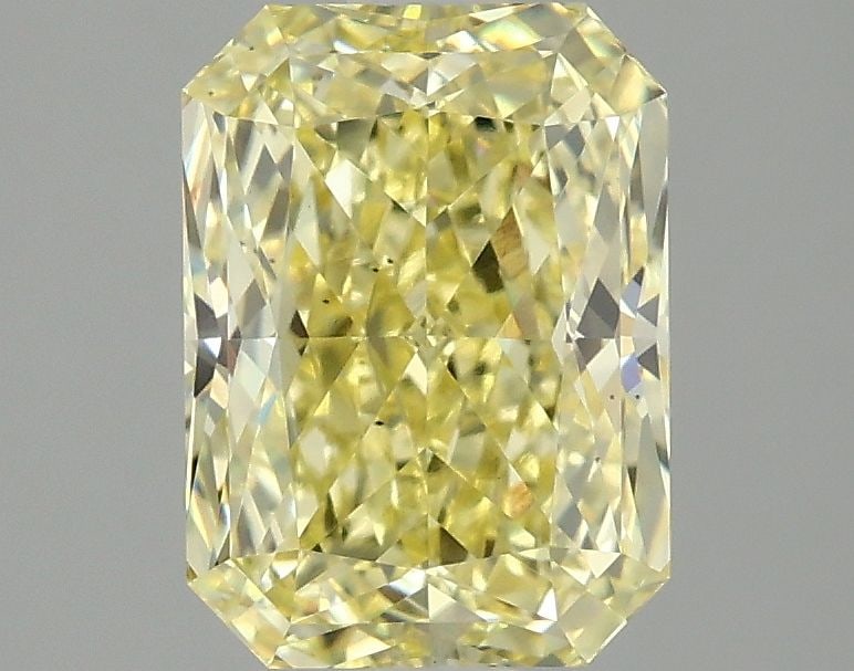 Loose Diamond - RADIANT 2.09ct Fancy Intense Yellow VS2: Loose Diamond - RADIANT 2.09ct Fancy Intense Yellow VS2 Source: This is a real non-mined Diamond that has been grown in a lab Shape: RADIANT Carats: 2.09 Color: Fancy Intense Yellow Certification: IGI