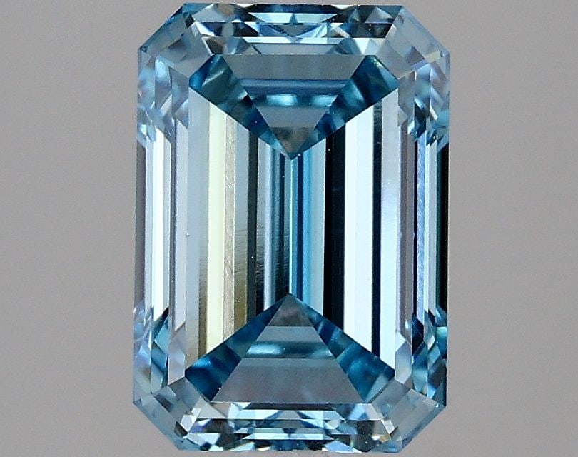 Loose Diamond - EMERALD 2.74ct Fancy Vivid Blue VS1 (1 of 1)