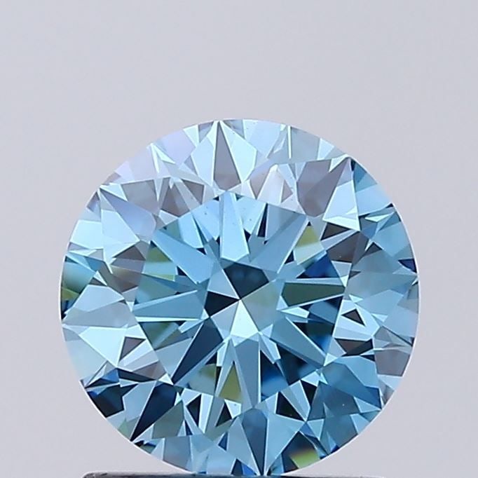 Loose Diamond - ROUND 1.33ct Fancy Vivid Blue VVS1: Loose Diamond - ROUND 1.33ct Fancy Vivid Blue VVS1 Source: This is a real non-mined Diamond that has been grown in a lab Shape: ROUND Carats: 1.33 Color: Fancy Vivid Blue Certification: IGI Video: