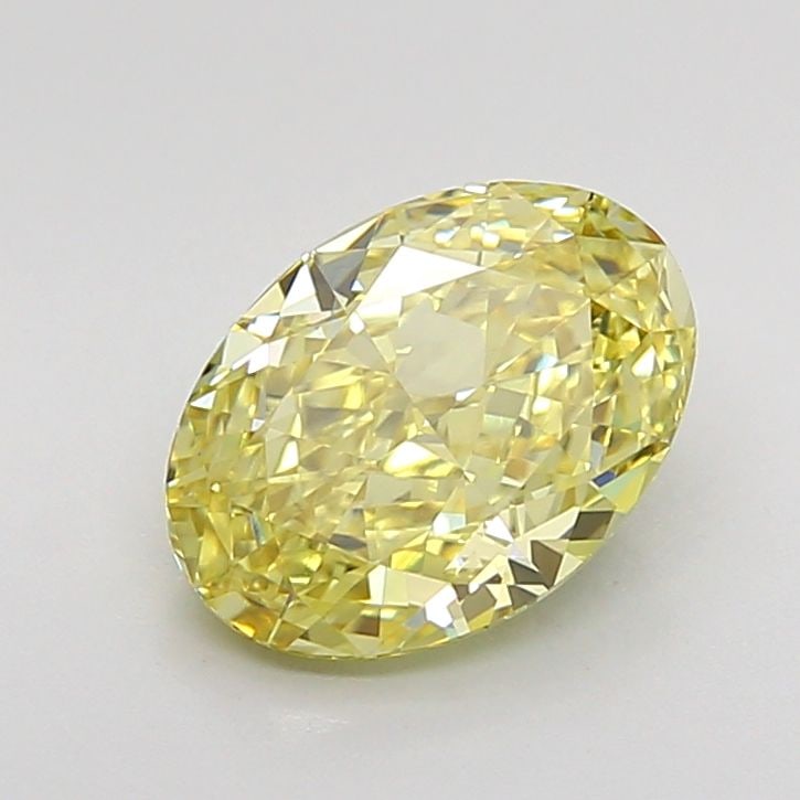 Loose Diamond - OVAL 1.66ct Fancy Intense Yellow VS1: Loose Diamond - OVAL 1.66ct Fancy Intense Yellow VS1 Source: This is a real non-mined Diamond that has been grown in a lab Shape: OVAL Carats: 1.66 Color: Fancy Intense Yellow Certification: IGI Video