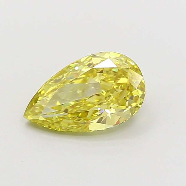 Loose Diamond - PEAR 1.36ct Fancy Vivid Yellow VS1: Loose Diamond - PEAR 1.36ct Fancy Vivid Yellow VS1 Source: This is a real non-mined Diamond that has been grown in a lab Shape: PEAR Carats: 1.36 Color: Fancy Vivid Yellow Certification: IGI Video: