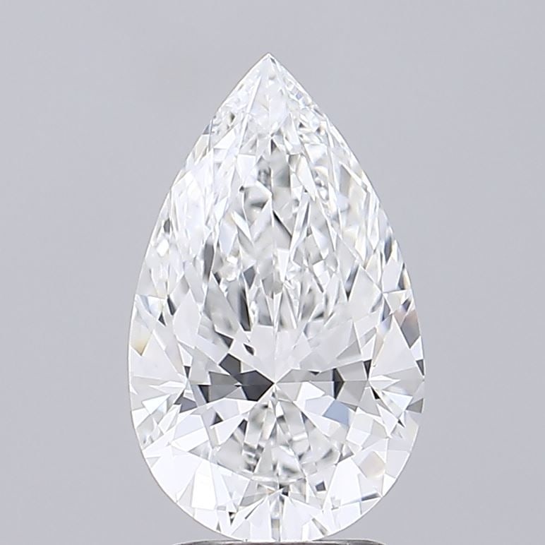 Loose Diamond - PEAR 2.62ct E VVS1: Loose Diamond - PEAR 2.62ct E VVS1 Source: This is a real non-mined Diamond that has been grown in a lab Shape: PEAR Carats: 2.62 Color: E Clarity: VVS1 Certification: IGI Video: