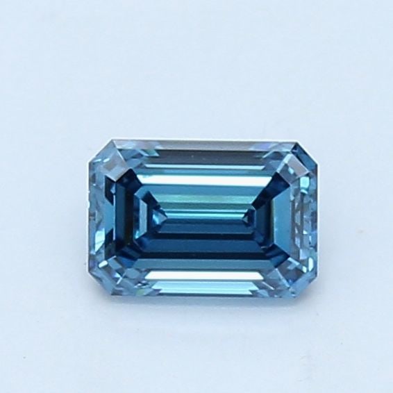 Loose Diamond - EMERALD 0.7ct Fancy Blue VVS2 (1 of 1)
