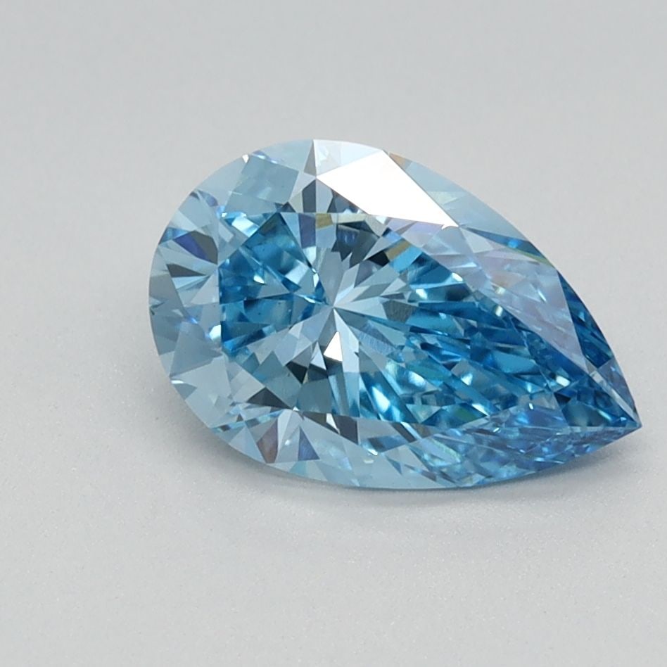 Loose Diamond - PEAR 1.1ct Fancy Vivid Blue VS1: Loose Diamond - PEAR 1.1ct Fancy Vivid Blue VS1 Source: This is a real non-mined Diamond that has been grown in a lab Shape: PEAR Carats: 1.1 Color: Fancy Vivid Blue Certification: IGI Video:
