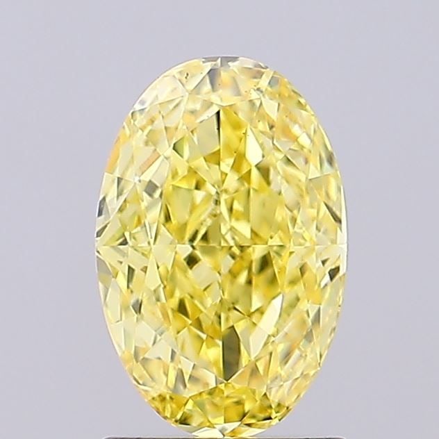 Loose Diamond - OVAL 1.7ct Fancy Vivid Yellow VS1: Loose Diamond - OVAL 1.7ct Fancy Vivid Yellow VS1 Source: This is a real non-mined Diamond that has been grown in a lab Shape: OVAL Carats: 1.7 Color: Fancy Vivid Yellow Certification: NONE Video: