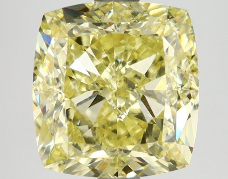 Loose Diamond - CUSHION MODIFIED 3.52ct Fancy Intense Yellow VS1: Loose Diamond - CUSHION MODIFIED 3.52ct Fancy Intense Yellow VS1 Source: This is a real non-mined Diamond that has been grown in a lab Shape: CUSHION MODIFIED Carats: 3.52 Color: Fancy Intense Yellow