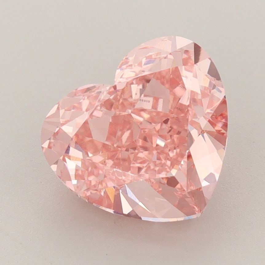 Loose Diamond - HEART 3.1ct Fancy Vivid Pink VS1: Loose Diamond - HEART 3.1ct Fancy Vivid Pink VS1 Source: This is a real non-mined Diamond that has been grown in a lab Shape: HEART Carats: 3.1 Color: Fancy Vivid Pink Certification: IGI Video: